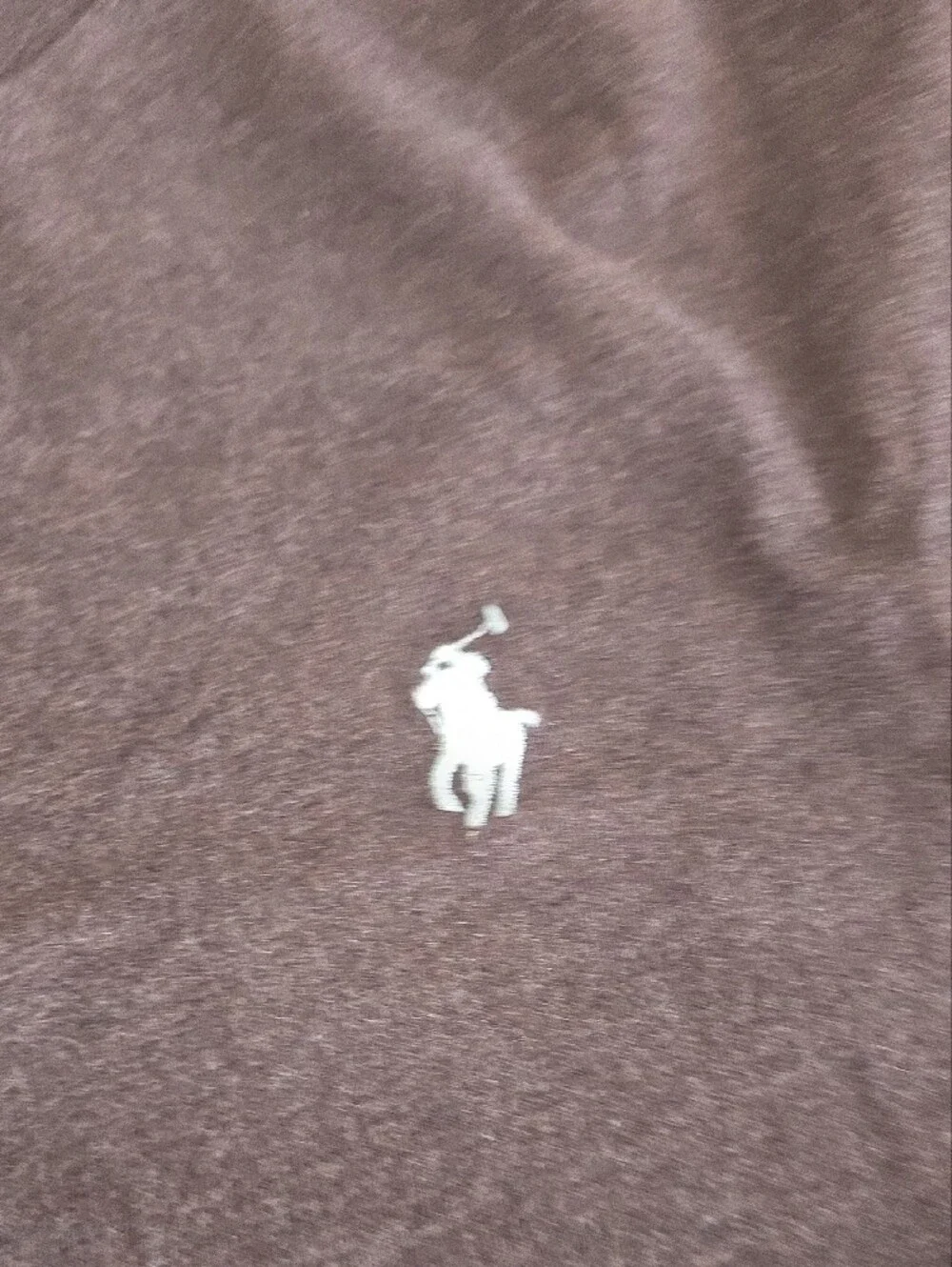Ralph Lauren Brown Crewneck Tee with Yellow Logo Print